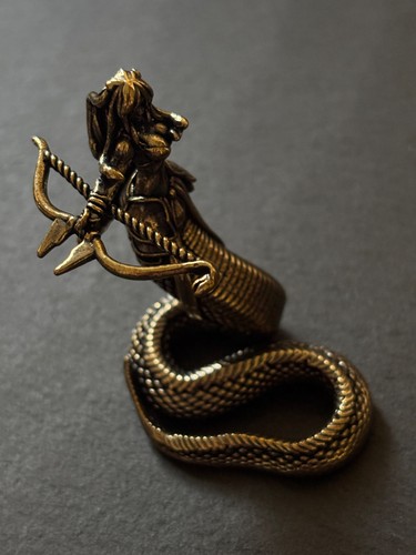 Medusa figur aus messing - medusa, –
