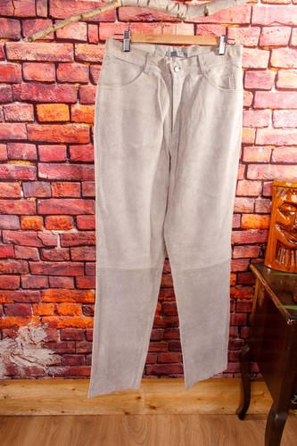 Vintage y2k wildleder hose - vintage,