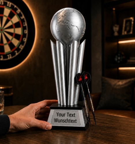 Dart pokal 35cm 3d - pokal, xl