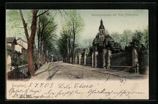 Ansichtskarte Hamburg-Bergedorf, Wentorferstraße mit Villa Hohentann 1903 