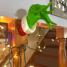 Grinch 3D gedruckt Wandmontage