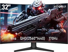 KOORUI 32 Zoll Curved Gaming
