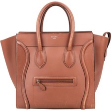 Céline Brown Leather Luggage