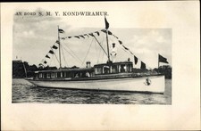 Ak Motoryacht Kondwiramur, Yacht von König Wilhelm II von Württemberg - 4119598