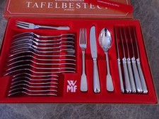 WMF AUGSBURGER FADEN Tafelbesteck für 6 Personen 30 Teile in Cromargan TOP