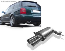  Sportauspuff Audi A4 quattro/S4 Biturbo B5 Limo Avant 2x76 rund mit Abs.