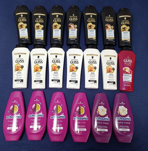 20x schwarzkopf gliss ultimate - 20x,