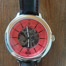 Armbanduhr Herrenuhr Königswerk rot Automatik funktioniert
