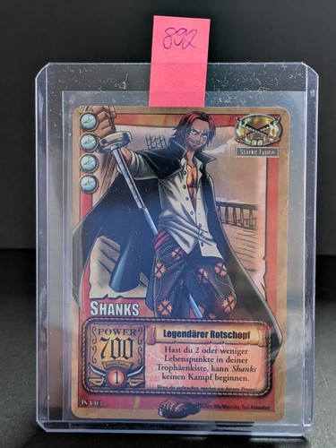 One piece karte tcg - karte, shanks