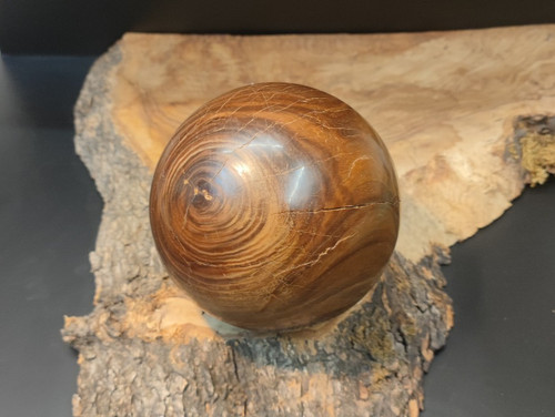 Deko holzkugel massivholz alt - holzkugel,