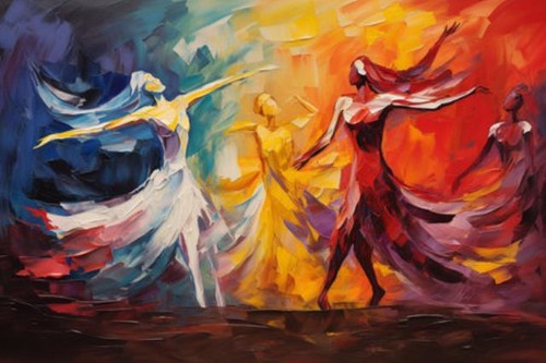 Wandbild ein rhythmus in - ein,