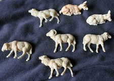 VEB Plaho DDR Tiere Figuren Gummi  80'er Jahre Spielzeug 