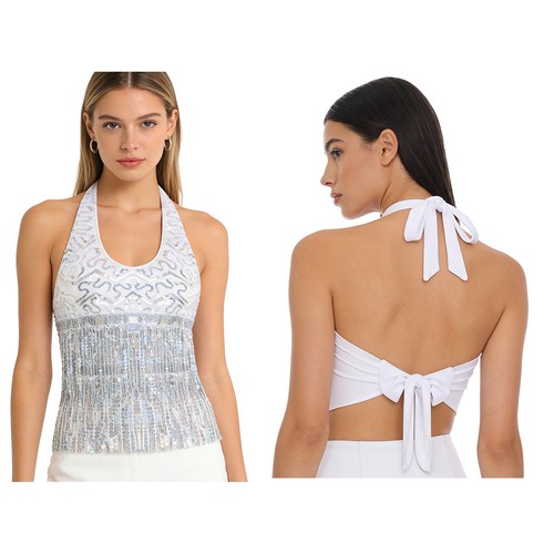Damen sequins belly - sequins,