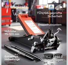 AREBOS 3t Hydraulischer