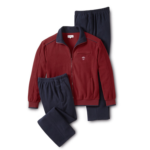 Herren fleeceanzug teilig 2 - fleeceanzug, 3-teilig