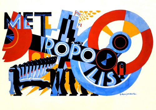 Metropolis 1926 filmposter - metropolis,