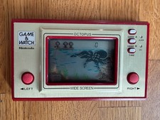 Nintendo Game Watch OCTOPUS OC-22 1981 LCD Handheld Retro Wide Screen Top