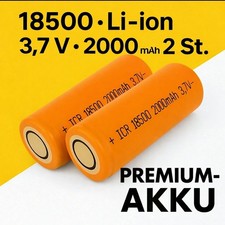 2x Akkuzelle 3,7V 18500