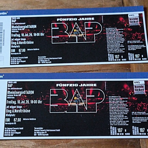 Bap tickets 07 2026 - 2, 10.07.2026