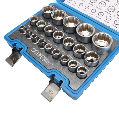 21tlg steckschlüssel - 1/2",
