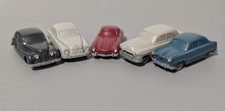 Wiking Modellautos Borgward, Opel Kapitän, BMW, Ford Taunus, Mercedes UV Vintage