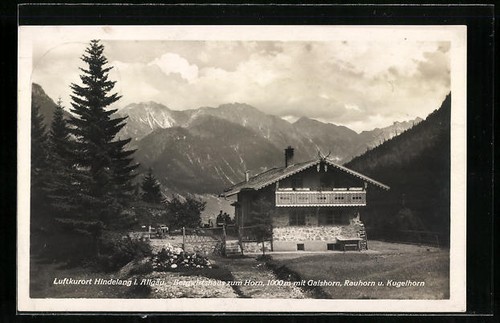 Hindelang allgäu - ak,