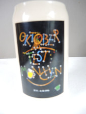 Bierkrug Jahrgangskrug Oktoberfest 1996 München Originaler Wiesenkrug