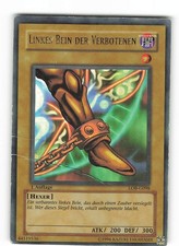 Yugioh LINKES BEIN DER VERBOTENEN , lob-g098 Ultra Rare deutsch PL 1. Auflage