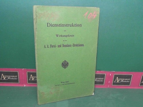 Dienst instruction und - dienst-instruction,