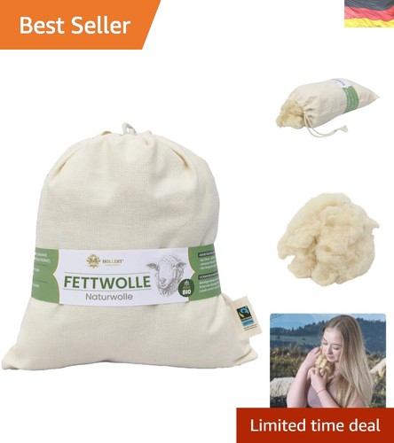 Fettwolle naturwolle 100g - naturwolle,