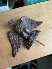 Aufsatz Adler Wanduhr Pendeluhr  Wiener Regulator  Freischwinger  15x9,5cm