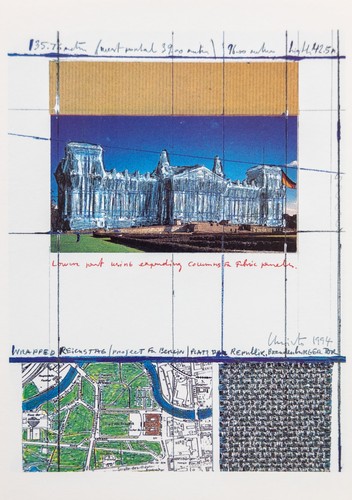 Christo kunstpostkarte - christo,