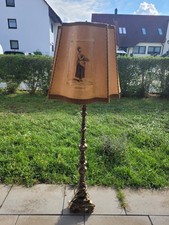 Antike Stehlampe Schirmlampe