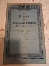 Urkunde des Königlichen