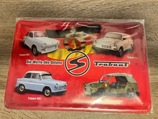 DDR Blechschild Trabant