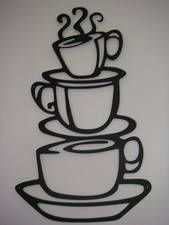 Wandbild "Kaffeetassen "