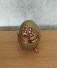 Spieluhr Faberge Stil, Grün /Gold