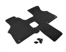 Fußmatte passend für VW T4 Fahrerhaus 2x Einzelsitz Schaltgetriebe Anthrazit SLB