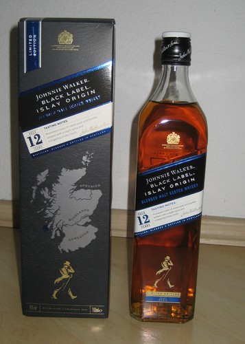 Johnnie walker black - black, label