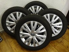 4 x 16" original VW GOLF 7 5G WINTERREIFEN 205/55 R16 91H RADKAPPEN AUDI A3 8V 