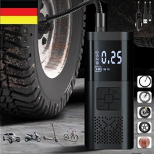 Fahrrad E-Scooter Elektrische Luftpumpe Auto KFZ Druckluft Kompressor 6000mAh