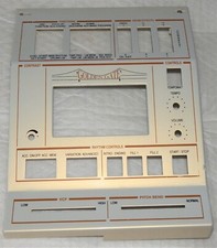 Wersi Spectra Golden Gate Seitenteil Blende Perlmutt Weiß Goldfarbe Beschriftung