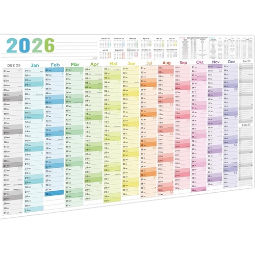 Wandkalender 2026 xxl - wandkalender,