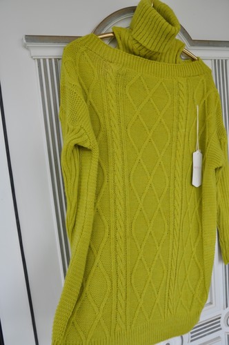 Rollkragenpullover grün - rollkragenpullover, xl