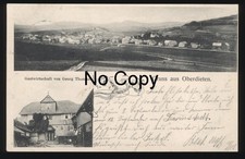 #1633 AK Oberdieten Breidenbach Kr. Marburg-Biedenkopf Gastwirtschaft Thomae