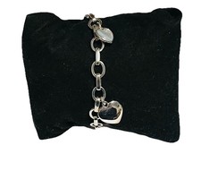 925/ - Sterlingsilber ESPRIT Damen Bettel Armband, Herz Anhäger, 19,5 cm lang.