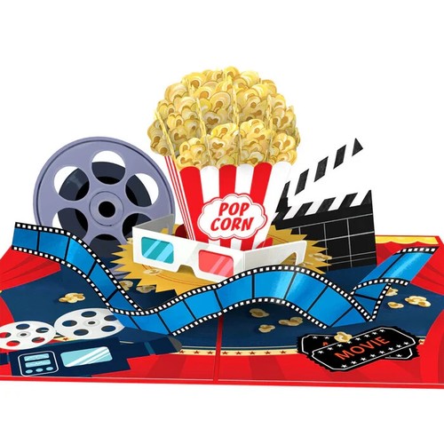 Pop klappkarte popcorn - pop,