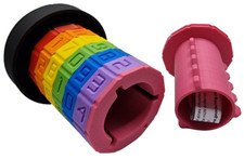 Geocache Versteck Kryptex bunt