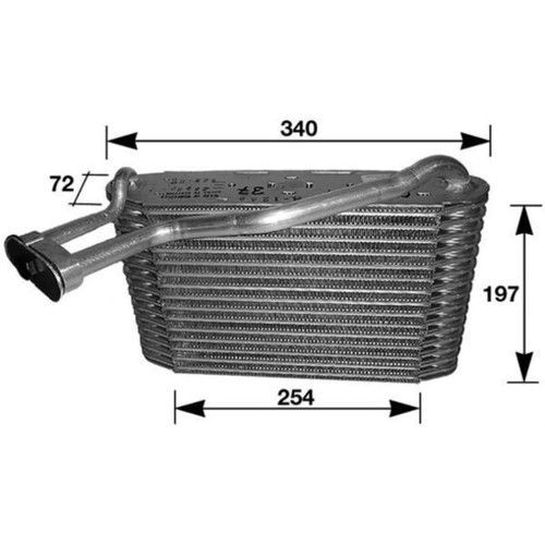 Verdampfer klimaanlage mahle - verdampfer,