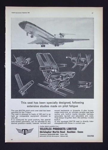 Original 1964 werbung - 1964, teleflex